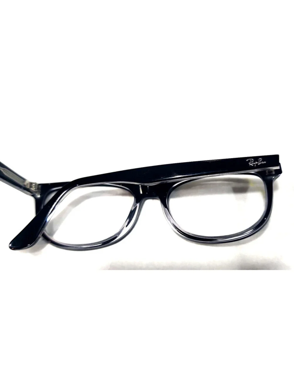Ray Ban Jr RB1642 3529 Boys Black Oval Eyeglasses 48-16 135